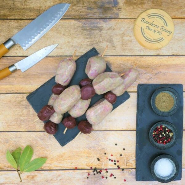 E 19 - Brochettes Andouillettes - Boudin