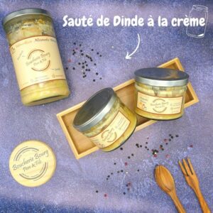CV 12 <br> Sauté de Dinde crème <br> (2 ou 4 pers)