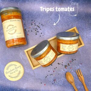 CV 15 <br> Tripes Tomates MAISON <br> (2 ou 4 pers)